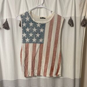 Truly Madly Deeply Stars and Stripes Muscle Tee